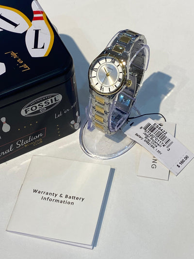 Fossil Gilmore Three-Hand Two-Tone Stainless Steel women’s Watch