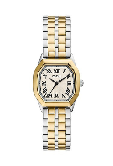 Fossil Harlow Three-Hand Two-Tone Stainless Steel Watch
