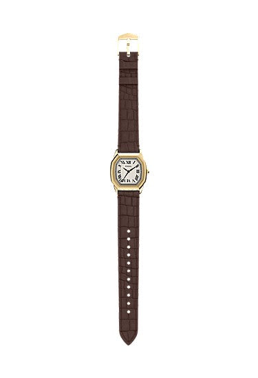 Fossil Harlow Three-Hand Brown Croco Leather Watch