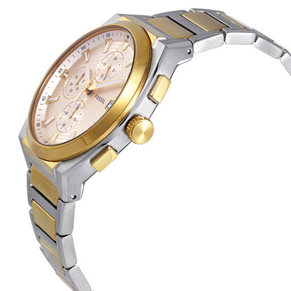 Fossil Everett Chronograph Quartz Cream Dial Men's Watch