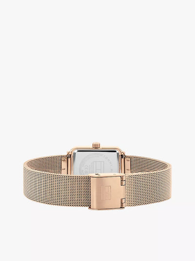 Tommy Hilfiger 21.3MM Crystal Accent Square Dial women’s Watch