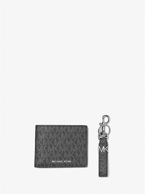 Michael Kors • Zip-around wallet and key chain gift set 46,500/-