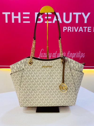 Michael Kors Jet Set Large Signature Logo Shoulder Bag