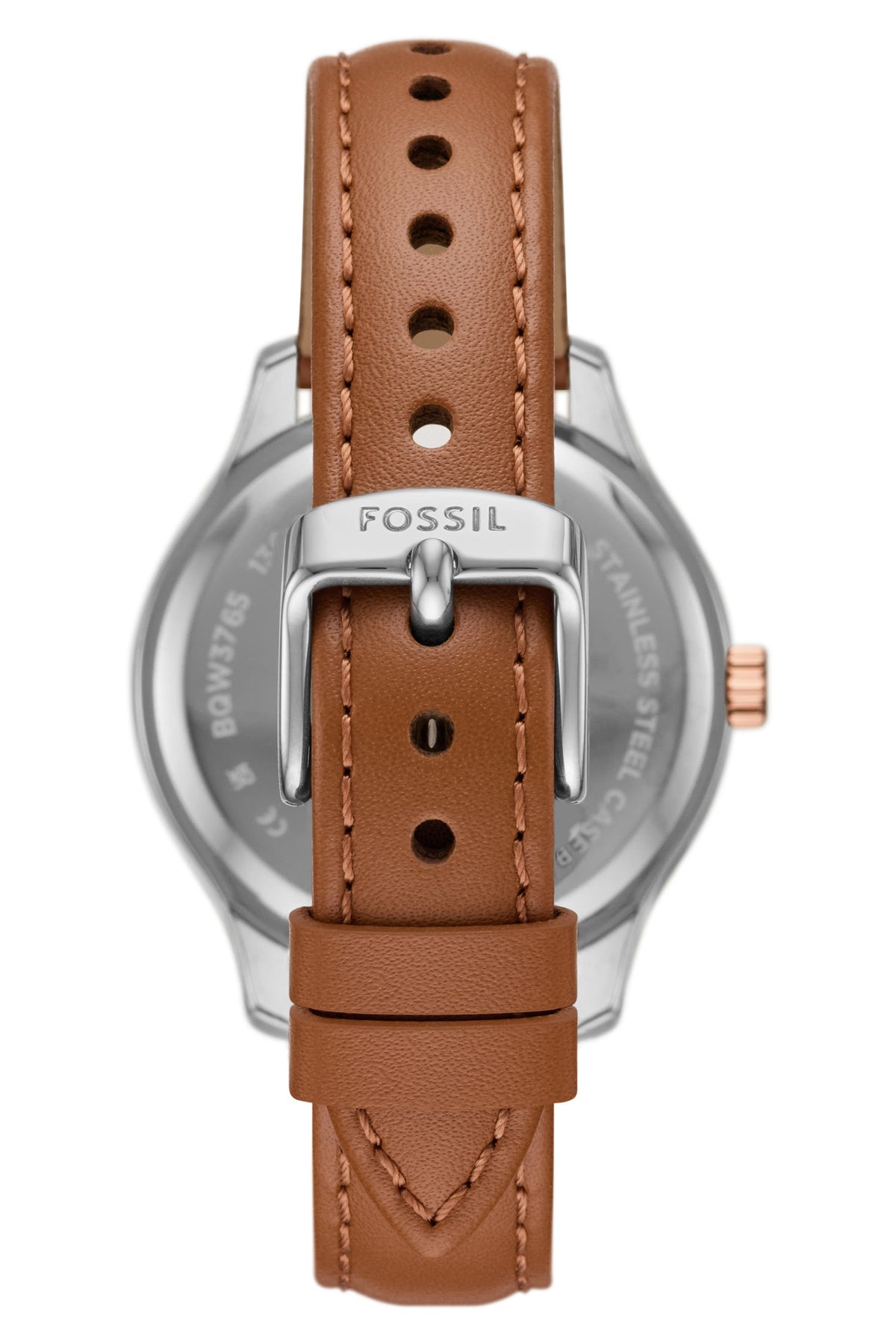 Fossil Rye Multifunction Leather Strap Watch, 36mm