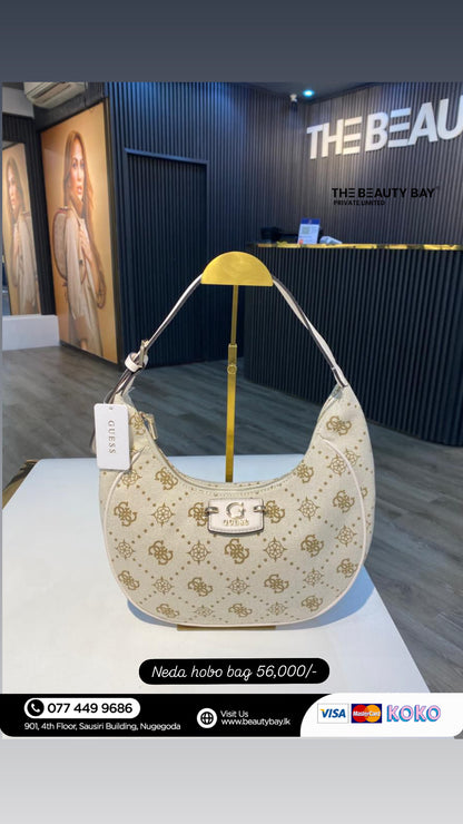 Guess Neda Logo Hobo Bag