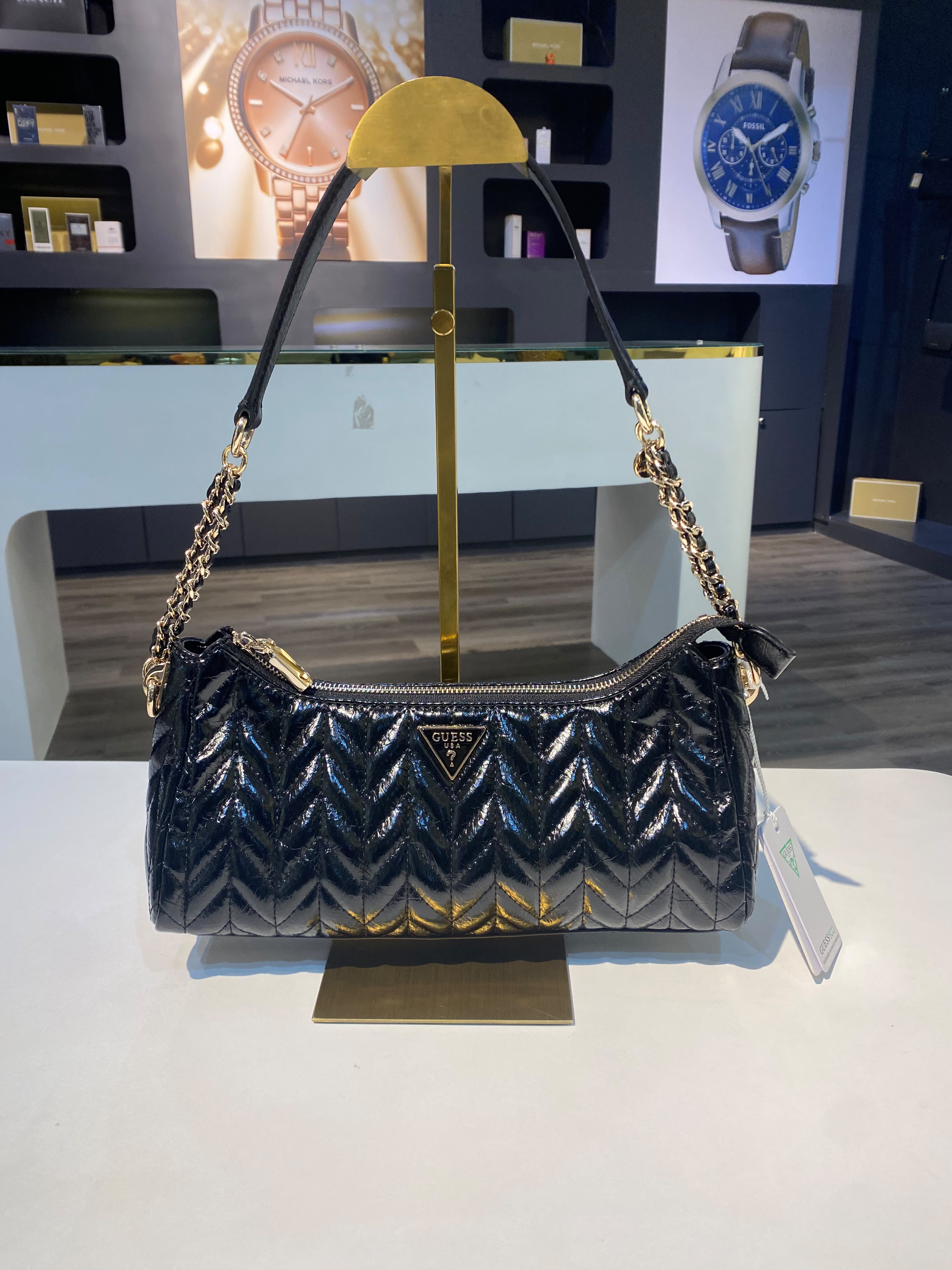 Guess Cheryl Quilted Shoulder Bag