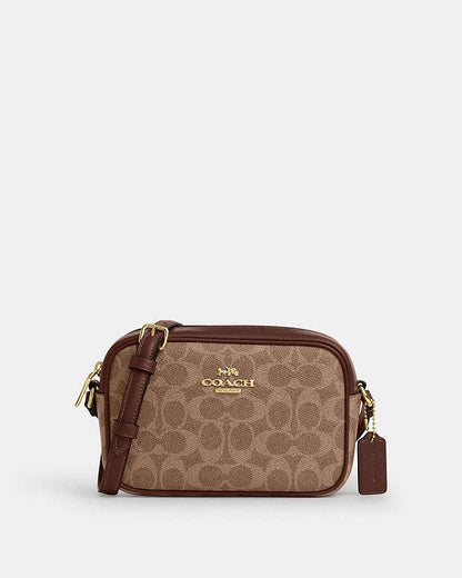 Coach Mini Jamie Camera Bag In Signature Canvas