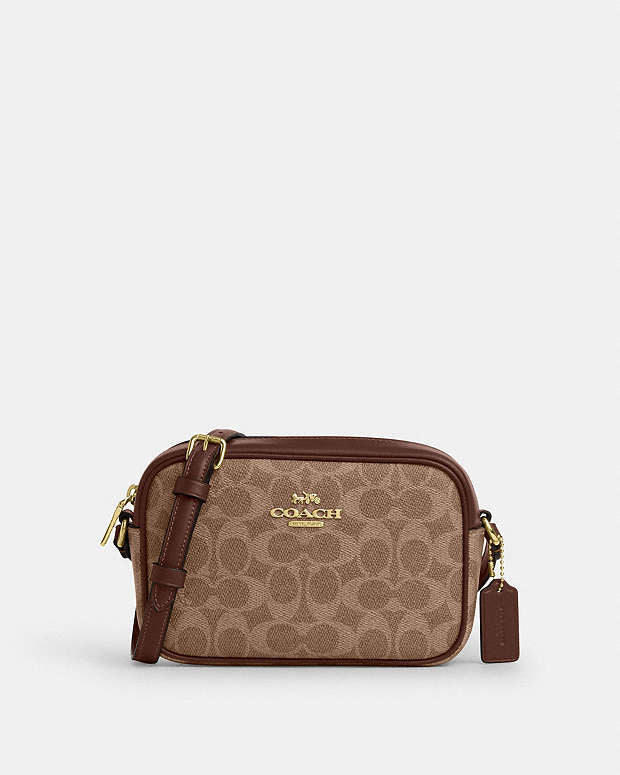 Coach Mini Jamie Camera Bag In Signature Canvas
