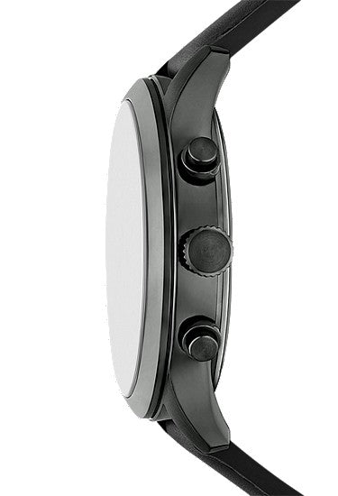 Fossil Bennett Multifunction Black Leather Watch