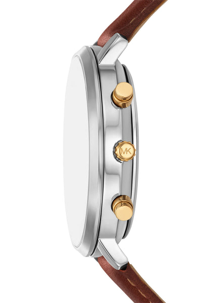 Michael Kors Blake Multifunction Leather Strap Watch, 42mm