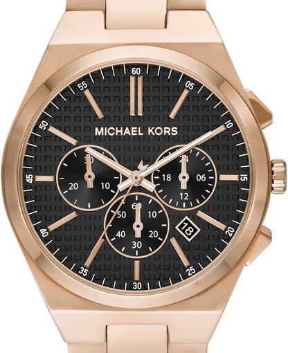 Michael Kors Lennox Chronograph Quartz Black Dial Men's Watch