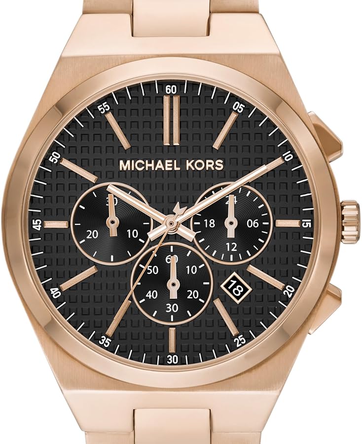 Michael Kors Lennox Chronograph Quartz Black Dial Men's Watch