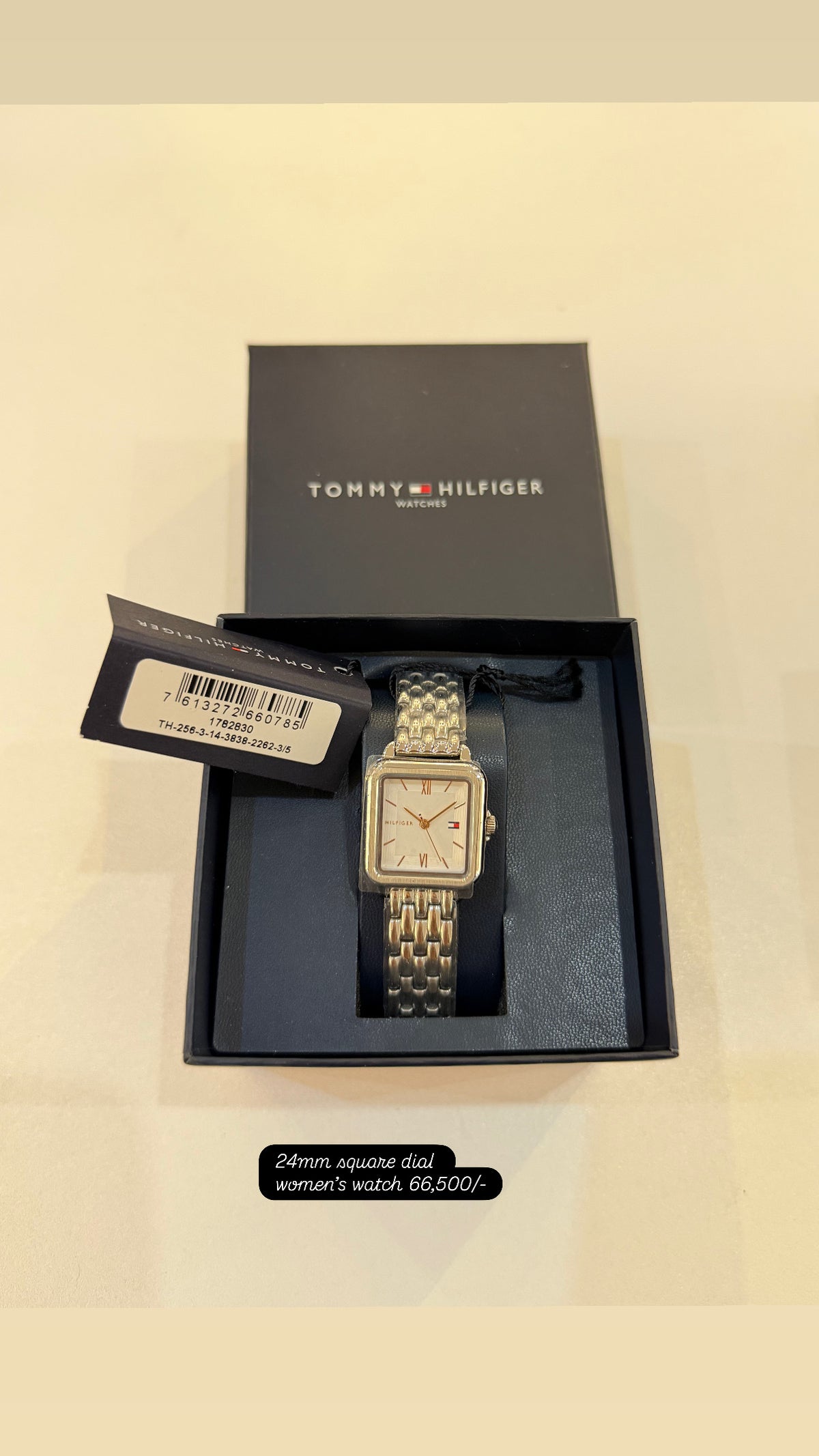 Tommy Hilfiger 24MM Rectangle Dial Dress Watch