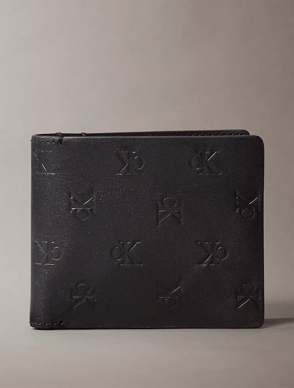 CK Embossed Monogram Bifold Wallet