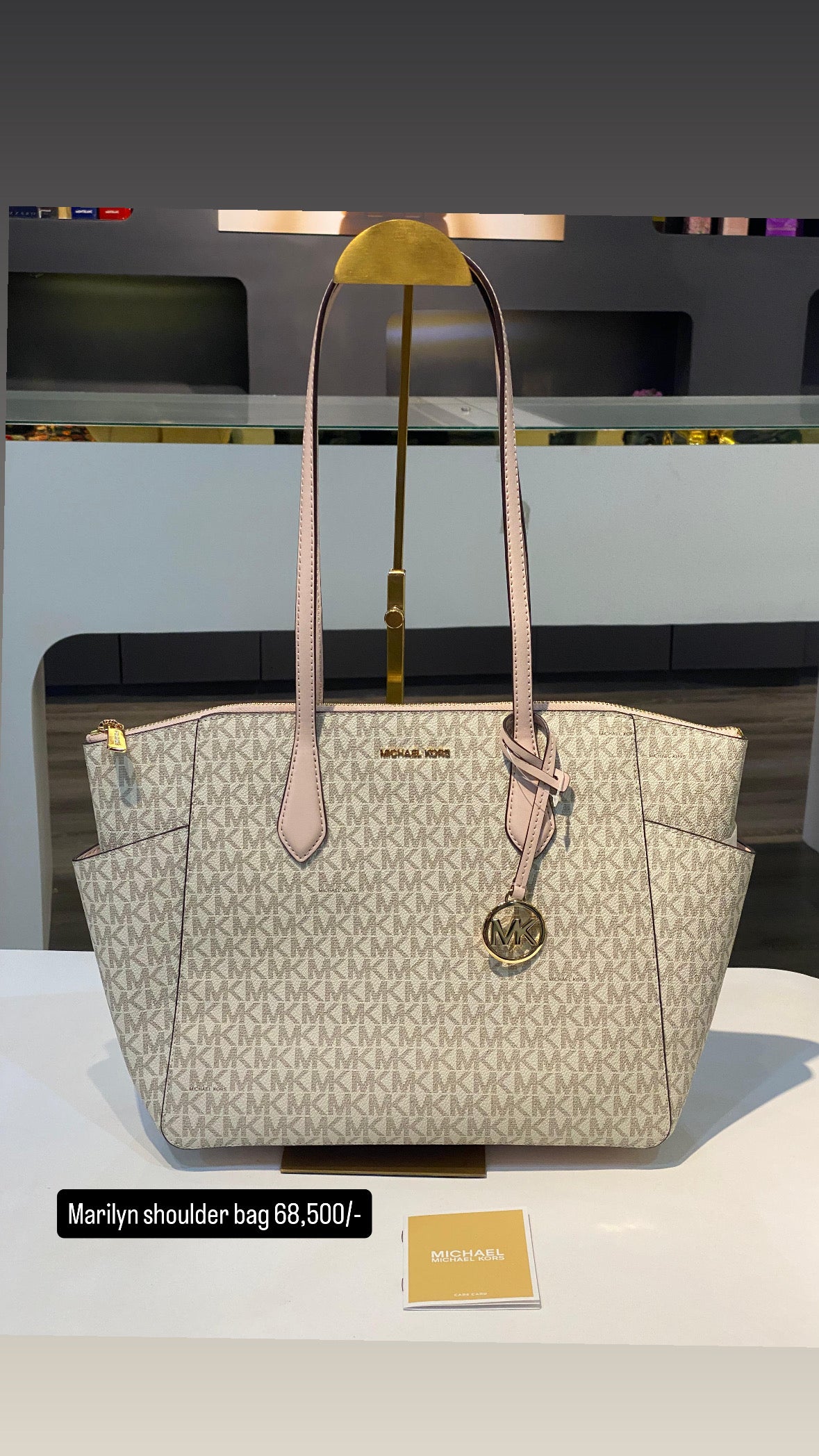 Michael Kors Marilyn Medium Signature Logo Tote Bag
