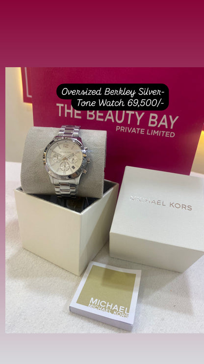 Oversized Berkley Silver-Tone Watch