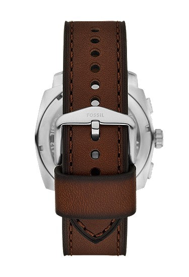 Fossil Machine Chronograph Brown Leather Watch