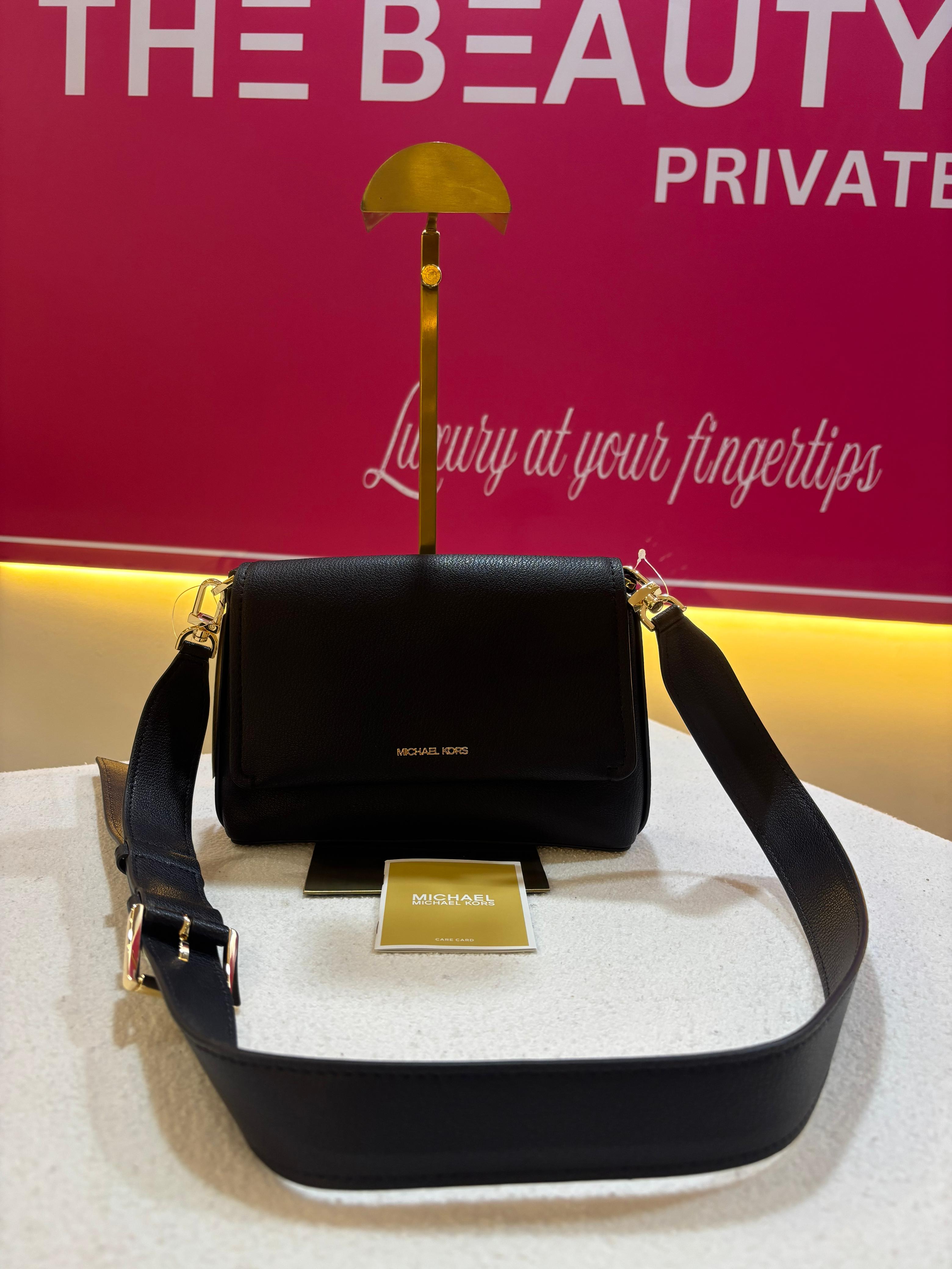 Michael Kors Nessa Small Leather Crossbody Bag
