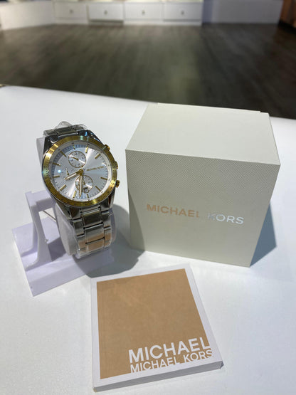 Michael Kors Warren Chronograph Quartz White Dial Men's Watch