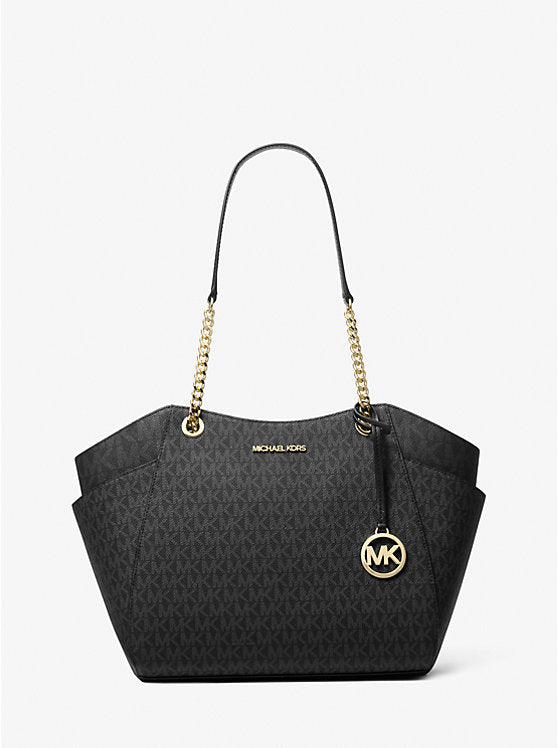 Michael Kors Jet Set Large Signature Logo Shoulder Bag