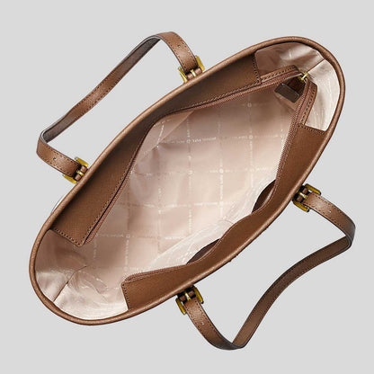 Michael Kors Jet Set Travel medium Saffiano Leather Top-Zip Tote Bag