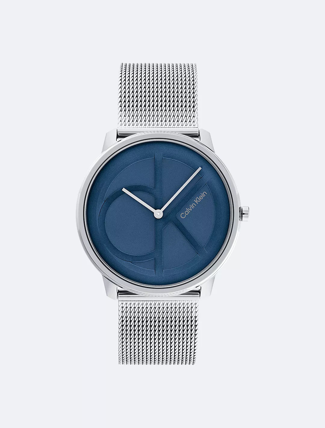 Calvin Klein Monogram Logo Dial Mesh Bracelet Watch