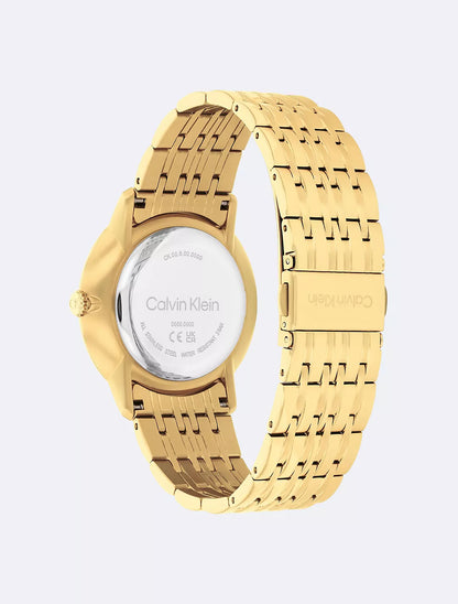 Calvin Klein Dual Tone Link Bracelet Watch