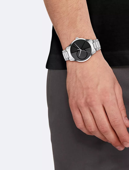 Calvin Klein Debossed Logo Link Bracelet Watch