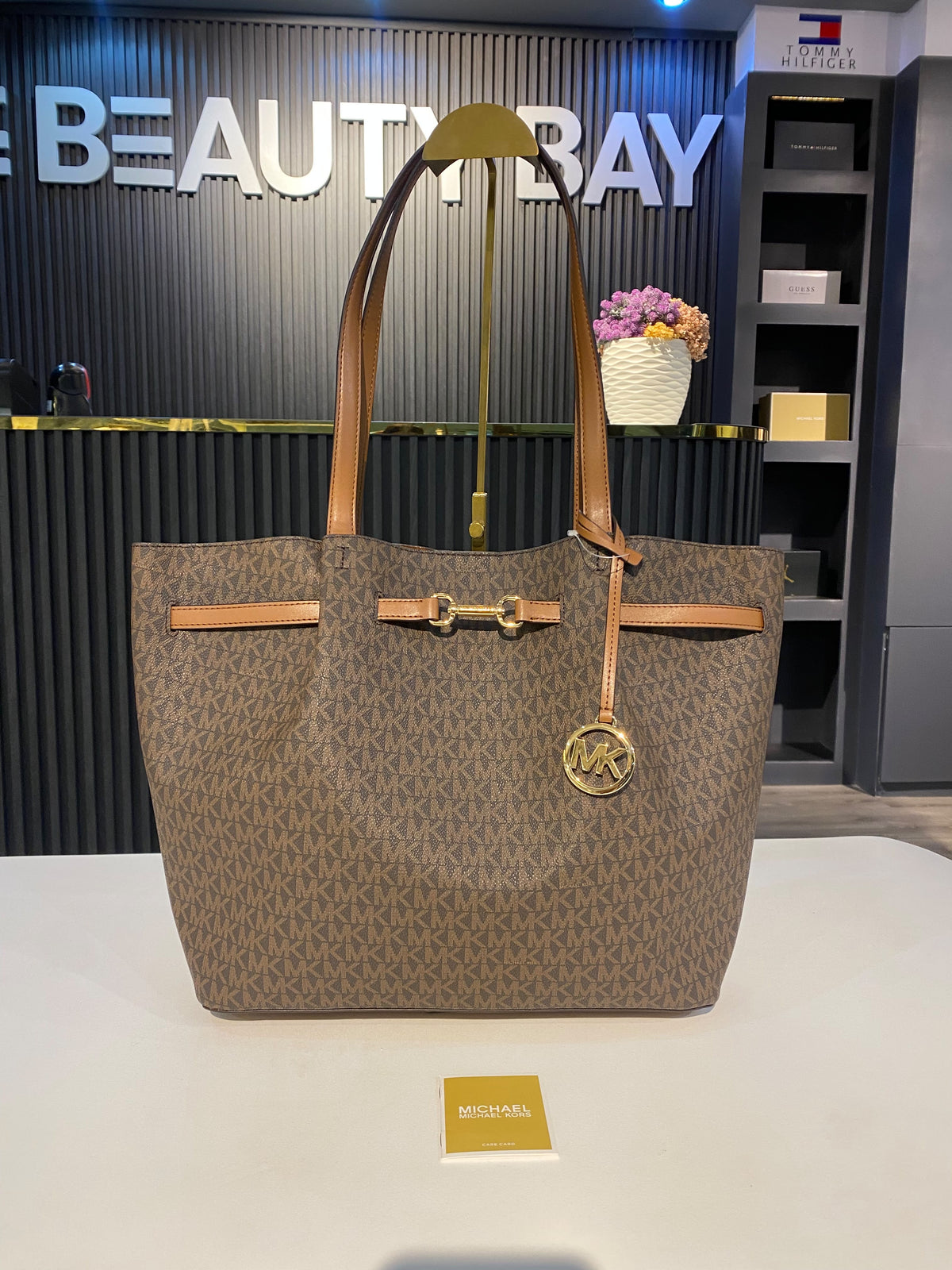 Michael Kors Carson Large Signature Logo Tote Bag