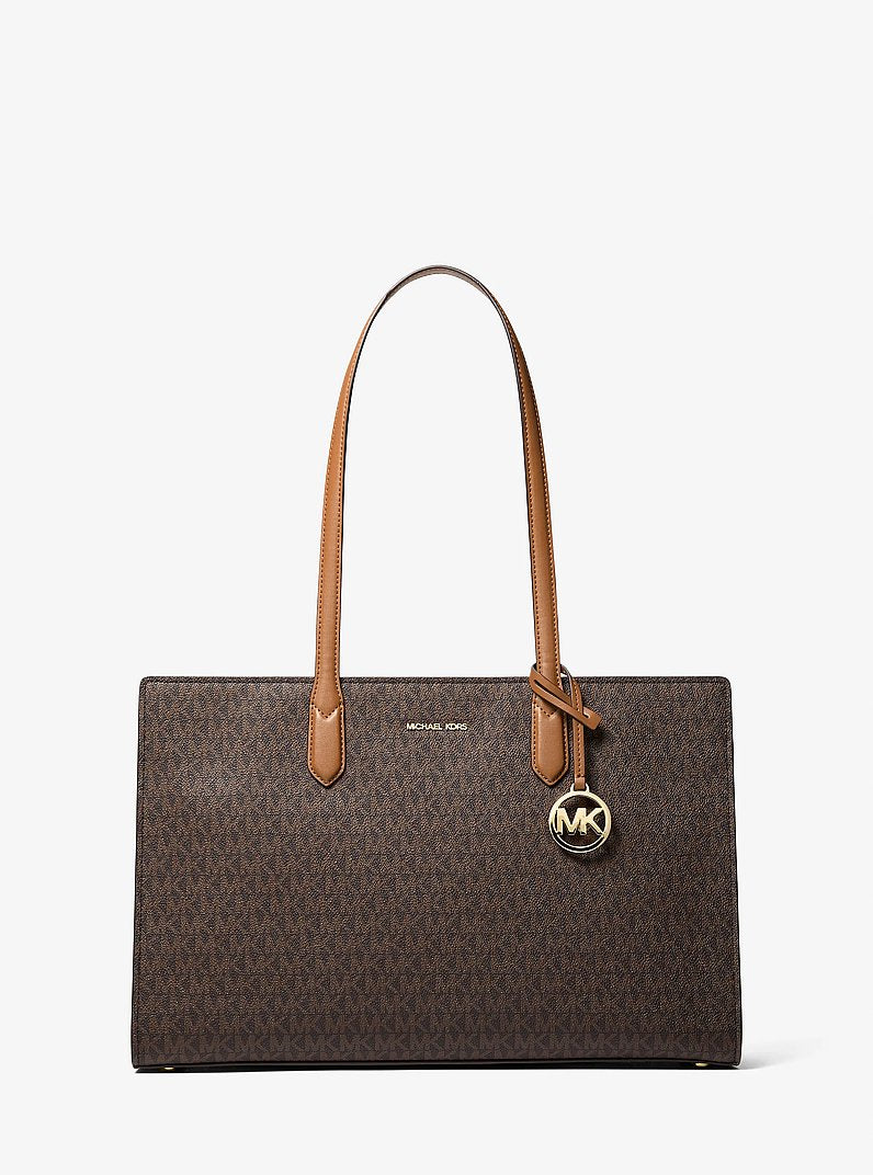 Michael Kors Scarlett Medium Signature Logo Tote Bag