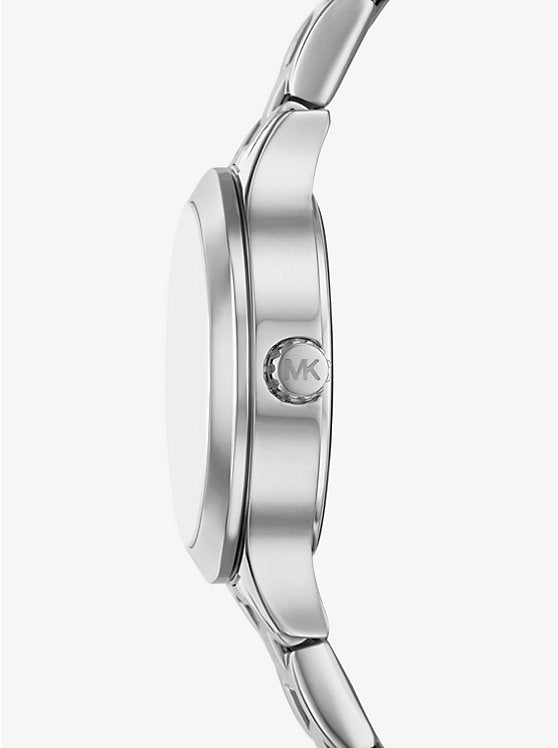 Michael Kors Petite Aspyn Pavé Silver-Tone Watch