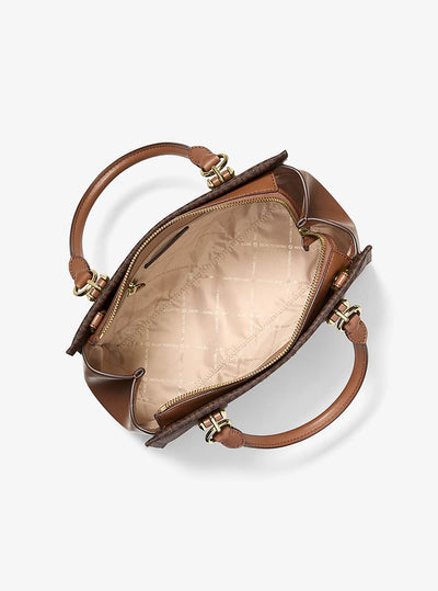 Michael Kors Marilyn Medium Signature Logo Convertible Satchel