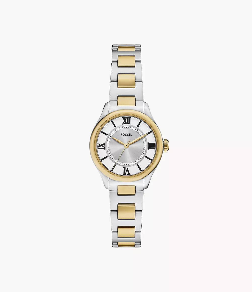 Fossil Gilmore Three-Hand Two-Tone Stainless Steel Watch
