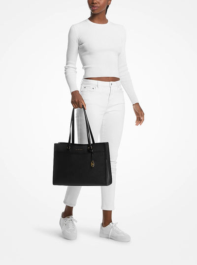 Michael Kors Jet Set Travel Large Saffiano Leather Tote Bag