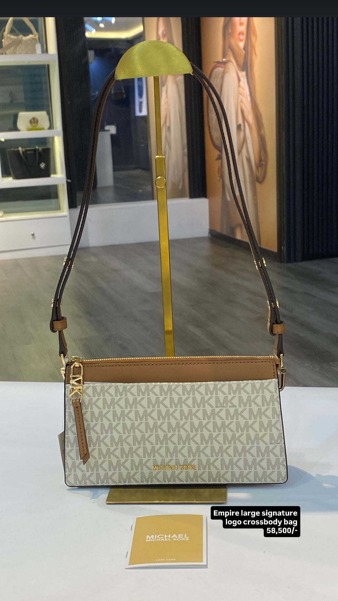 Michael Kors Empire Large Signature Logo Crossbody Bag
