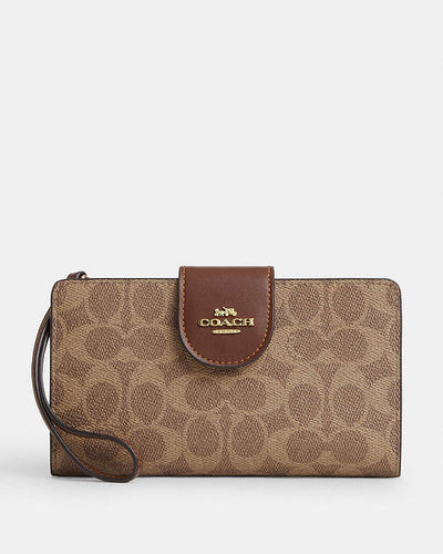 Phone Wallet In Signature Canvas