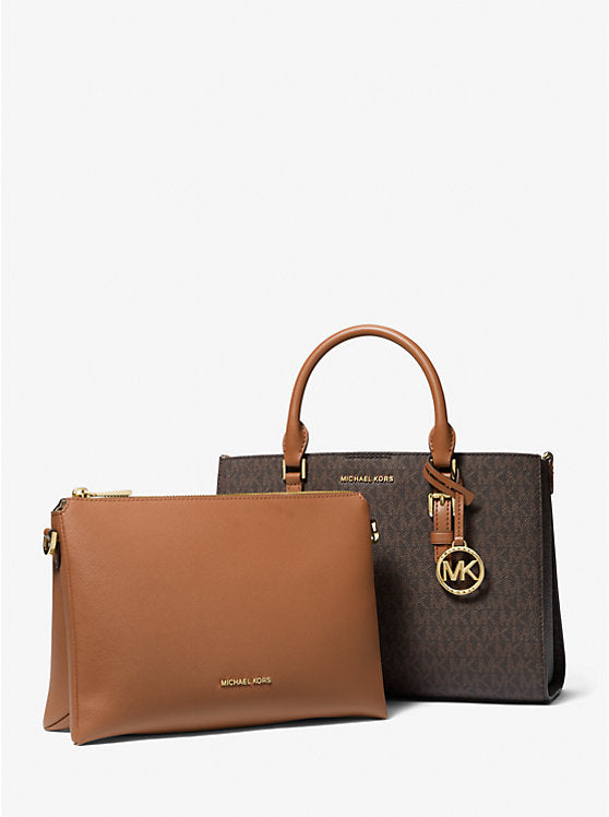 Michael Kors Sally 2-in-1 Medium Logo Satchel