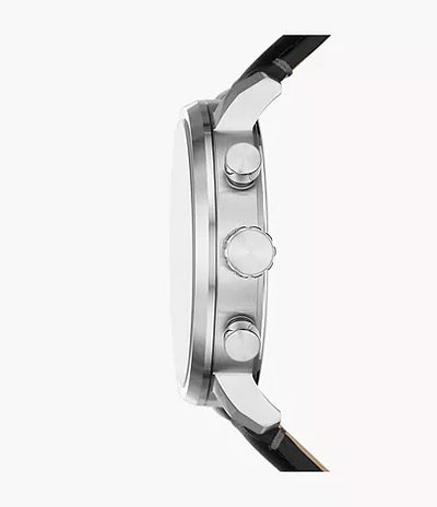 Rhett Multifunction Black LiteHide™ Leather men’s Watch