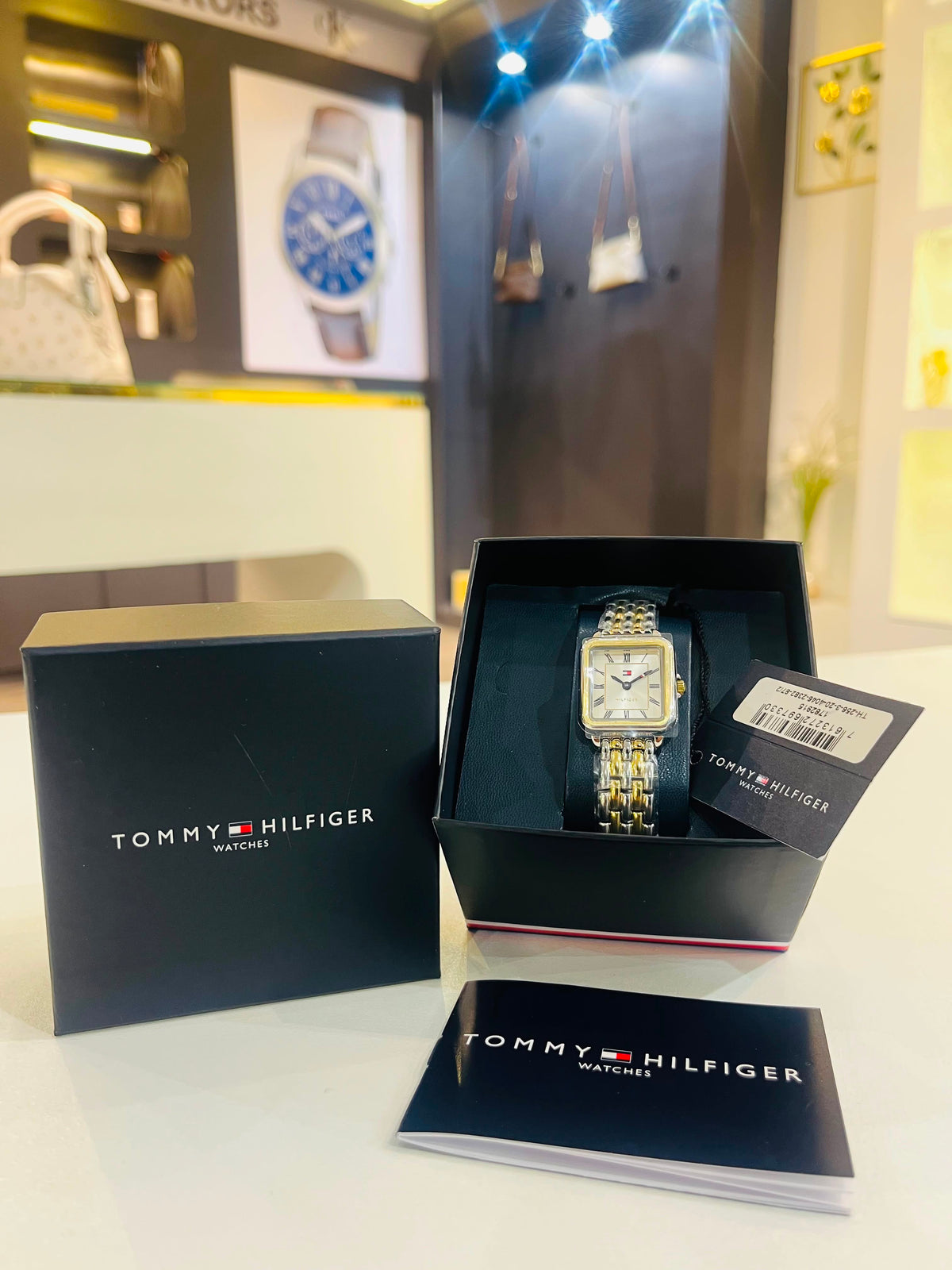 Tommy Hilfiger 24MM Rectangle Dial Dress Watch