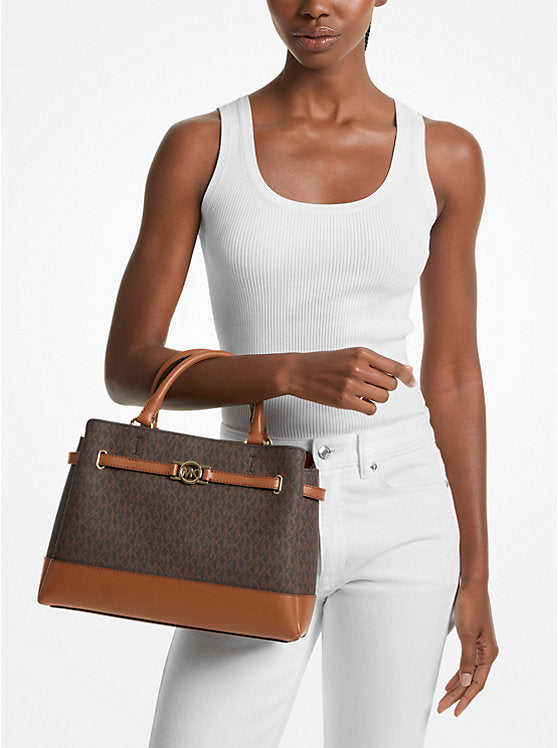 Michael Kors Reed Large Signature Logo Satchel
