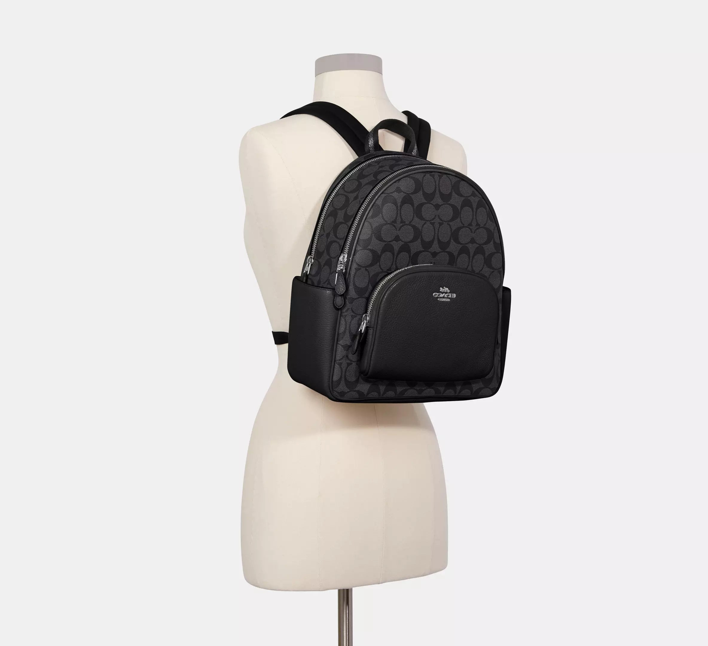 Coach Court Backpack In Signature Canvas