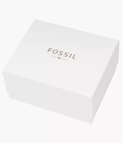 Fossil Karli Three-Hand Gold-Tone Stainless Steel Watch and Bracelet Box Set