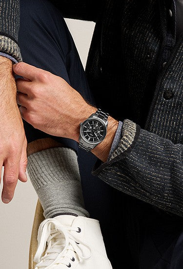 Fossil Pearson Multifunction Gunmetal Stainless Steel Watch