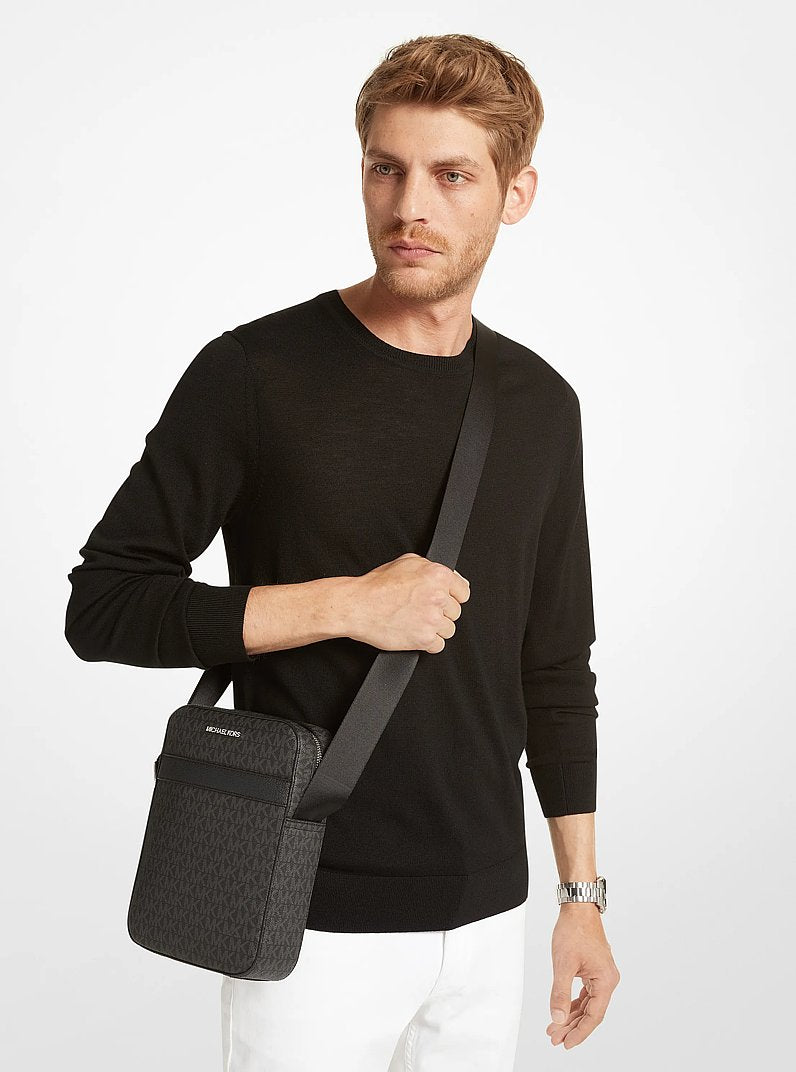 Michael Kors Cooper Signature Logo Flight Bag