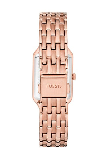 Fossil Raquel Three-Hand Date Rose Gold-Tone Stainless Steel Watch