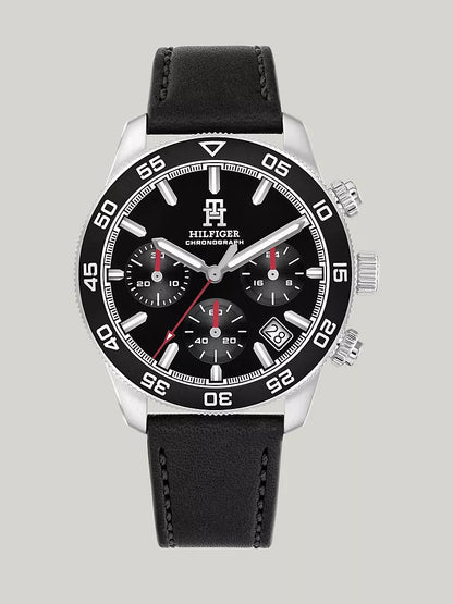 Tommy Hilfiger 41MM TH85 Leather Band Chronograph Watch