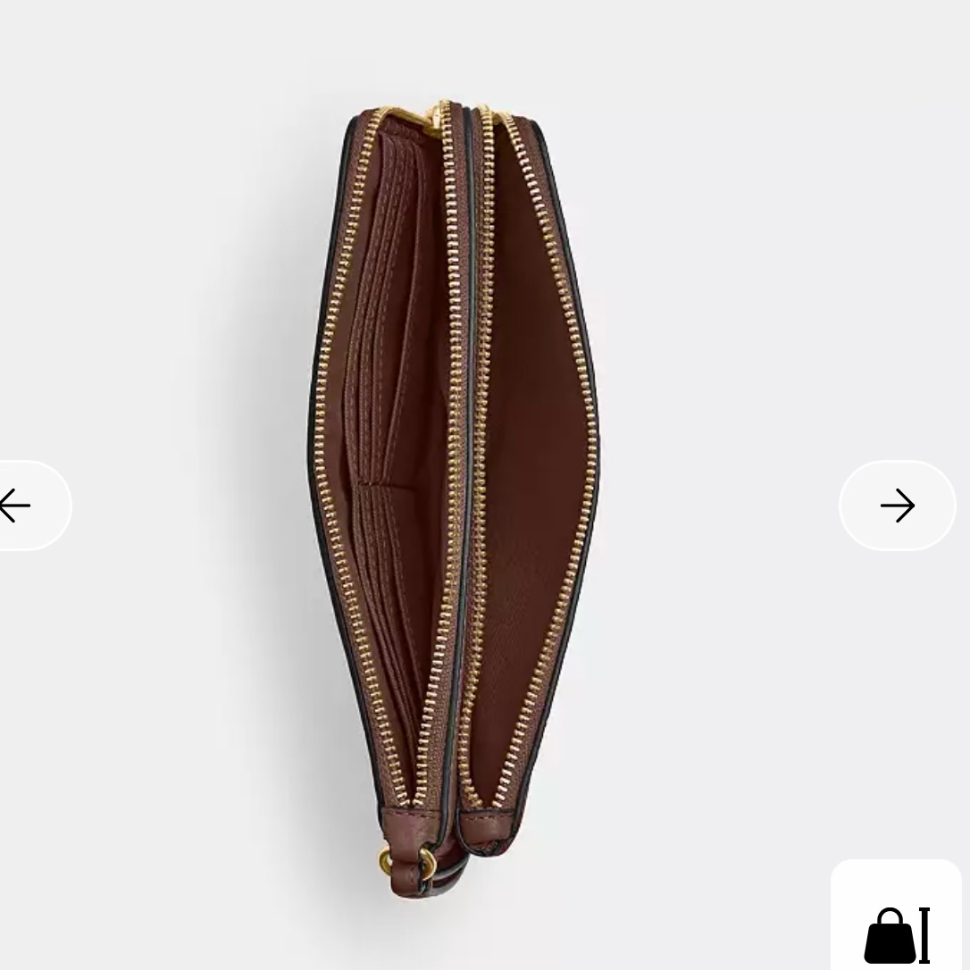 Coach Double Zip Wallet