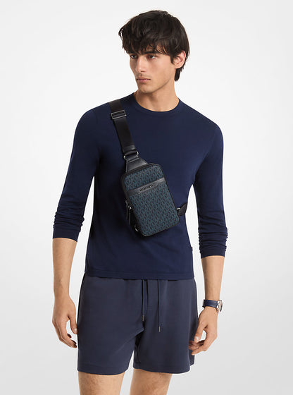 Michael Kors Cooper Medium Signature Logo Sling Pack