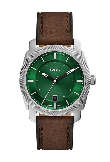 Fossil Machine chronograph Three-Hand Date Brown Leather men’s Watch