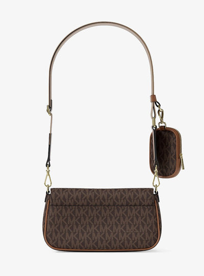 Michael Kors Jet Set Travel Small Signature Logo Crossbody Bag With Pouch